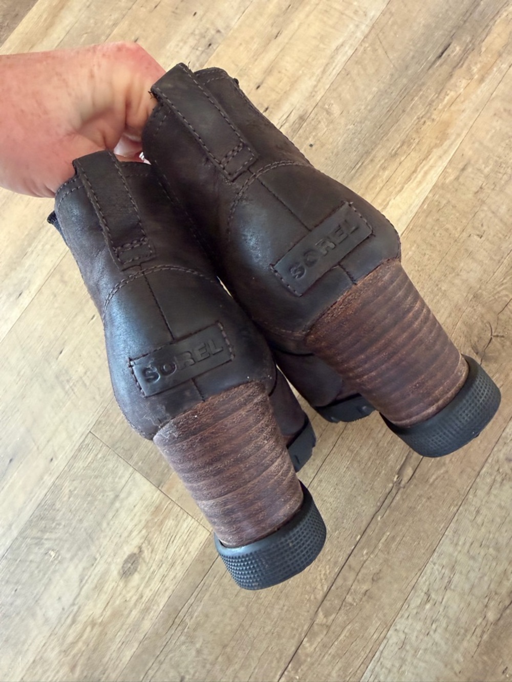 SOREL Joan Uptown Chelsea Boots | Blackened Brown - Picture 5 of 9